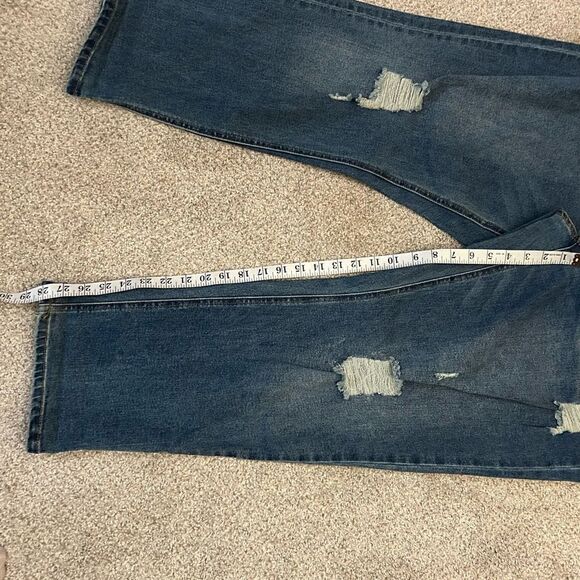 Time And Tru Distressed Maternity Jeans Size XXL - Picture 5 of 7
